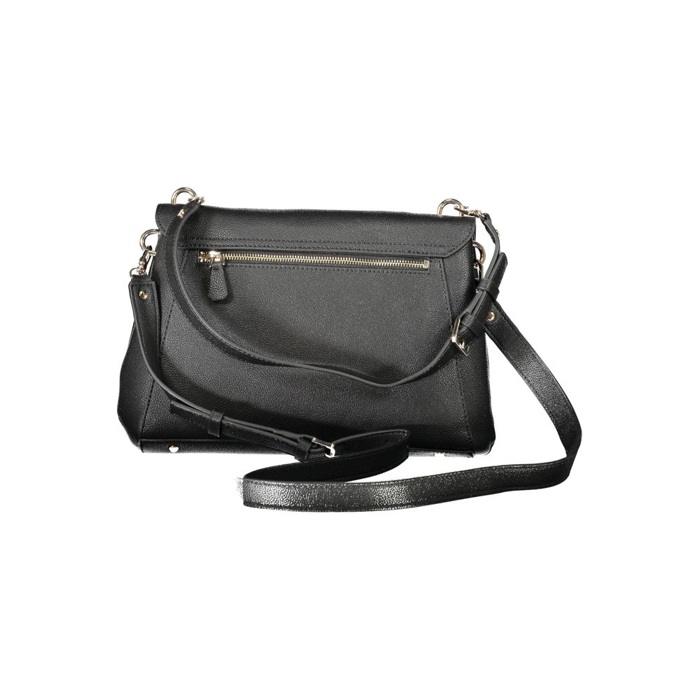 Crossbody Handbag by Guess Jeans for women in polyethylene black presents a ornamental silhouette, showcasing a secure zipper, ample built-in-compartments, external-pockets & internal-pockets, and versatile crossbody-strap, shoulder-strap, adjustable-strap & handle for a ornamental finish.