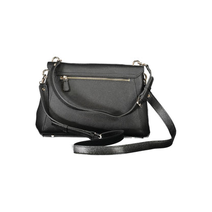 Crossbody Handbag by Guess Jeans for women in polyethylene black presents a ornamental silhouette, showcasing a secure zipper, ample built-in-compartments, external-pockets & internal-pockets, and versatile crossbody-strap, shoulder-strap, adjustable-strap & handle for a ornamental finish.