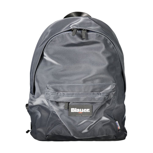 Backpack by Blauer for men in polyester blue & signature showcases a stately Polyester Backpack design, featuring a secure zipper with stately external-pockets, internal-pockets & laptop-compartment and versatile backpack-strap, adjustable-strap & handle.