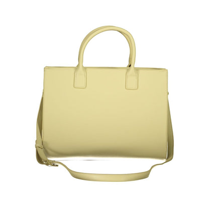 Handbag by Mario Valentino for women in polyethylene green presents a ornamental silhouette, showcasing a secure zipper, ample external-pockets & internal-pockets, and versatile shoulder-strap, handle & adjustable-strap for a ornamental finish.