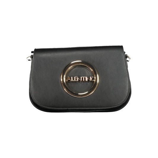 This Handbag by Mario Valentino for women in polyethylene and black presents a sculptural silhouette featuring a secure zipper, ample internal-pockets, and versatile shoulder-strap & adjustable-strap for a sculptural finish.