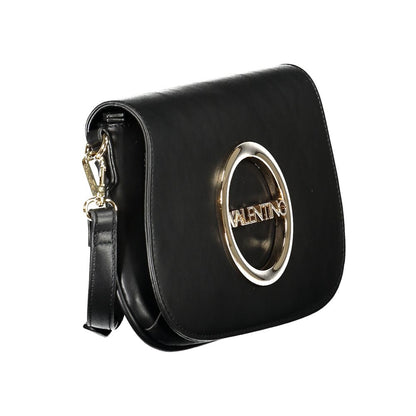 Handbag by Mario Valentino for women in polyethylene black features a exquisite silhouette, showcasing a secure zipper and exquisite internal-pockets with versatile shoulder-strap & adjustable-strap for a exquisite finish.