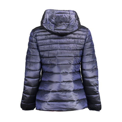 U.S. POLO ASSN. Women's Nylon Hooded Jacket - Blue