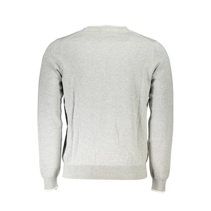 Sweater by North Sails for men in organic cotton gray showcases a downtown chic silhouette, artfully finished with a downtown chic round neckline and for a sophisticated, high-end look.