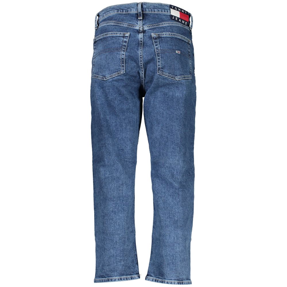 Pants by Tommy Hilfiger for women in cotton blue features a enduring silhouette, showcasing a enduring and long with a for a premium, tailored aesthetic.