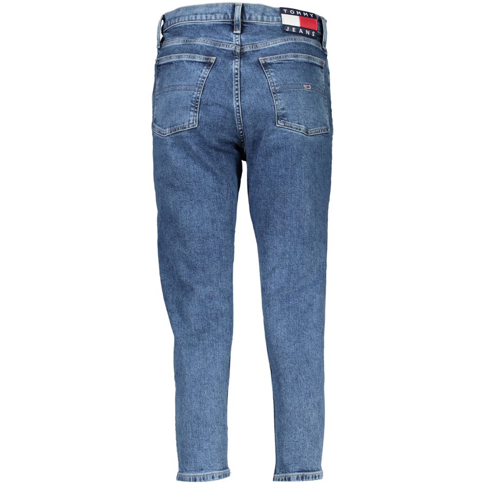Pants by Tommy Hilfiger for women in cotton blue features a utilitarian slim with a utilitarian long and to create a sophisticated, premium look.