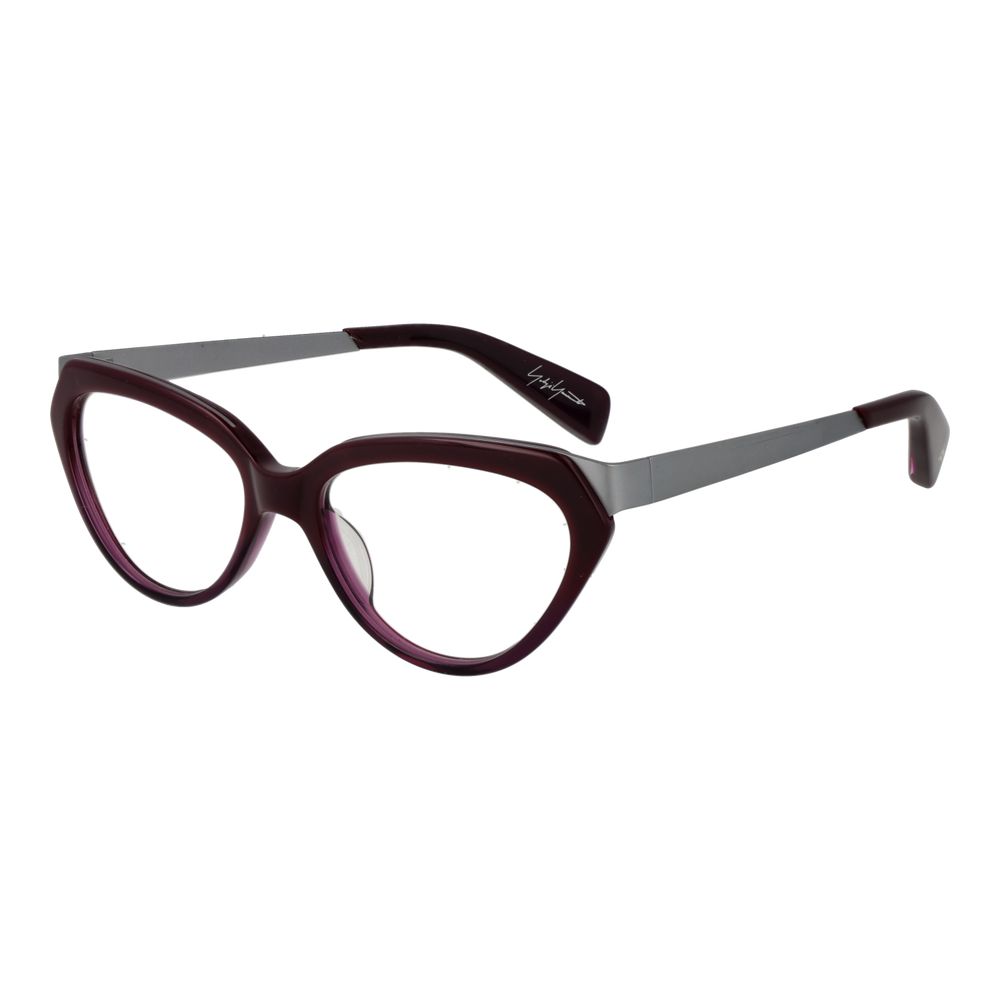 Eyeglasses Frames by Yohji Yamamoto for unisex in and purple showcases a refined silhouette, detailed with a purple coloured frame finish and a sophisticated full-frame frame design.