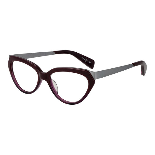 Eyeglasses Frames by Yohji Yamamoto for unisex in and purple showcases a refined silhouette, detailed with a purple coloured frame finish and a sophisticated full-frame frame design.