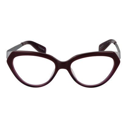 Eyeglasses Frames by Yohji Yamamoto for unisex in purple showcases a refined full-frame frame design with a refined purple coloured frame finish for a refined and sophisticated look.