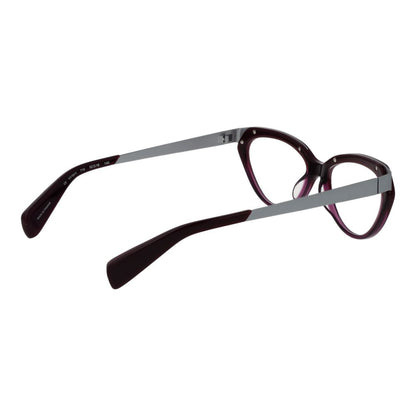 Eyeglasses Frames by Yohji Yamamoto for unisex in purple features an refined silhouette, showcasing a sophisticated purple coloured frame and refined full-frame frame design for a refined look.
