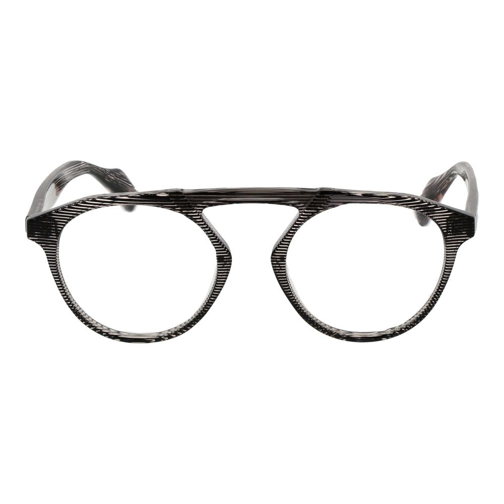 Eyeglasses Frames by Yohji Yamamoto for men in plastic and brown showcases an refined full-frame frame design featuring a sophisticated brown coloured frame for an refined and refined aesthetic.