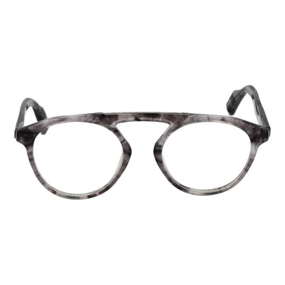 Eyeglasses Frames by Yohji Yamamoto for men in stretch denim cotton and gray showcases an refined full-frame frame design featuring a sophisticated gray coloured frame for an refined and refined aesthetic.