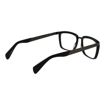 Eyeglasses Frames by Yohji Yamamoto for unisex in acetate gray features a refined silhouette, showcasing a refined gray coloured frame and full-frame frame design for a sophisticated, premium look.