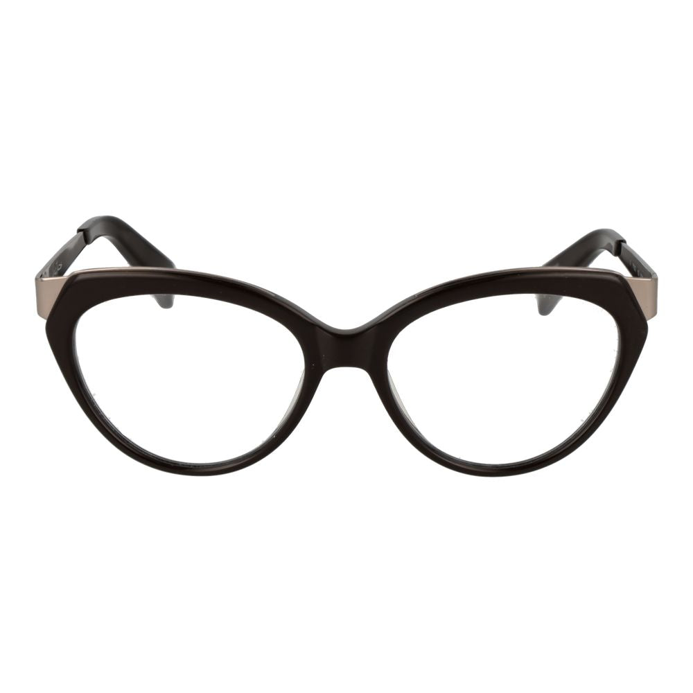 Eyeglasses Frames by Yohji Yamamoto for unisex in acetate and brown showcases a refined silhouette, detailed with a brown coloured frame finish and a sophisticated full-frame frame design.