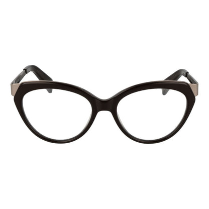 Eyeglasses Frames by Yohji Yamamoto for unisex in acetate and brown showcases a refined silhouette, detailed with a brown coloured frame finish and a sophisticated full-frame frame design.