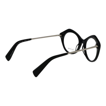Eyeglasses Frames by Yohji Yamamoto for women in and black showcases an refined full-frame frame design featuring a sophisticated black coloured frame for an refined and refined aesthetic.