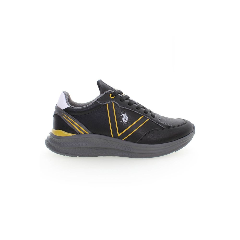 U.S. POLO ASSN. Men's Athletic Polyester Sneakers - Black
