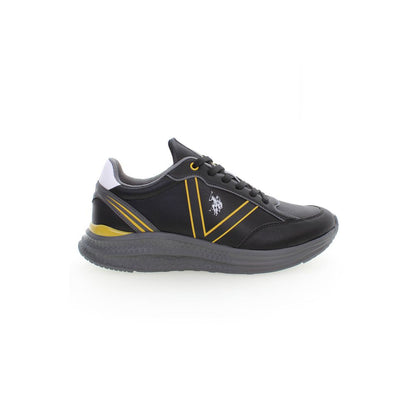 U.S. POLO ASSN. Men's Athletic Polyester Sneakers - Black