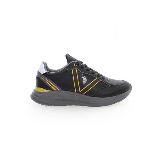 U.S. POLO ASSN. Men's Athletic Polyester Sneakers - Black