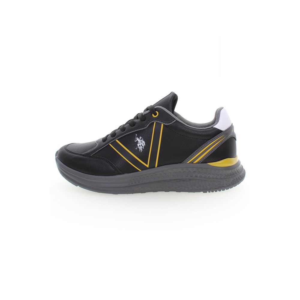 U.S. POLO ASSN. Men's Athletic Polyester Sneakers - Black