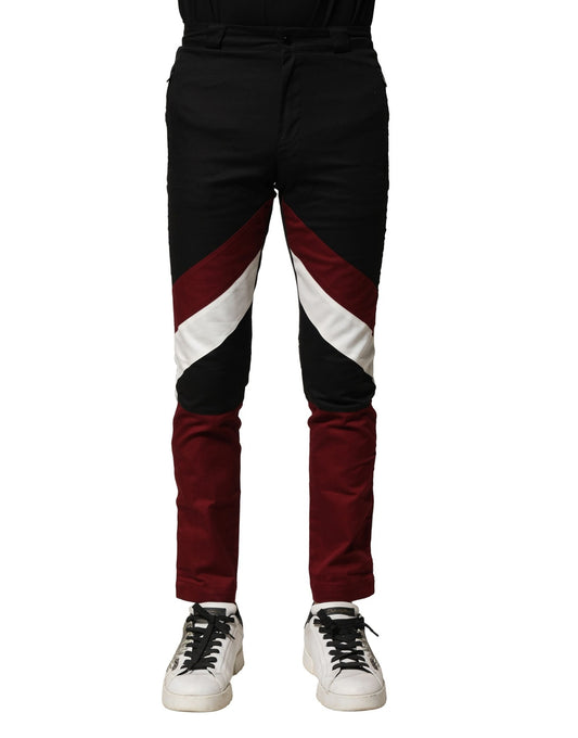 Dolce & Gabbana 9 To 5 Men's Regular Fit Stretch Cotton Joggers - Multicolor