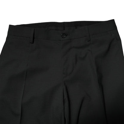 Dolce & Gabbana Black Wool 2 Piece Single Breasted Suit