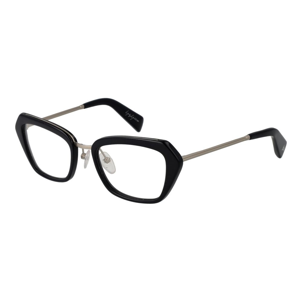 Eyeglasses Frames by Yohji Yamamoto for unisex in acetate and blue showcases a refined silhouette, detailed with a blue coloured frame finish and a sophisticated full-frame frame design.