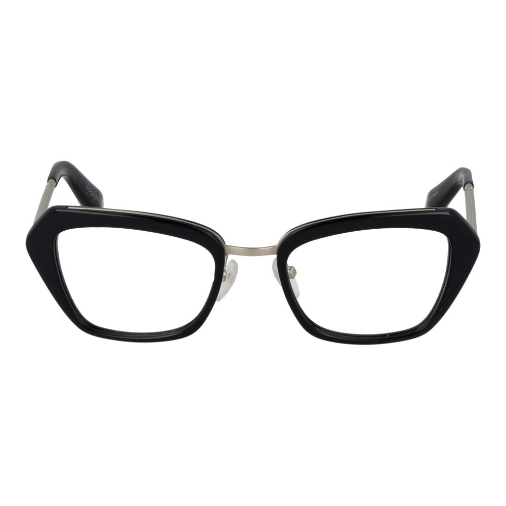 Eyeglasses Frames by Yohji Yamamoto for unisex in acetate blue features a refined silhouette, showcasing a refined blue coloured frame and full-frame frame design for a sophisticated, premium look.