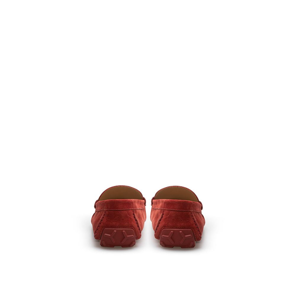 Loafer Shoes by Bally for men in suede leather & rubber bordeaux showcases a resplendent Men's Suede Leather & Rubber Loafer Shoes aesthetic, defined by its resplendent round toe style and elegant .