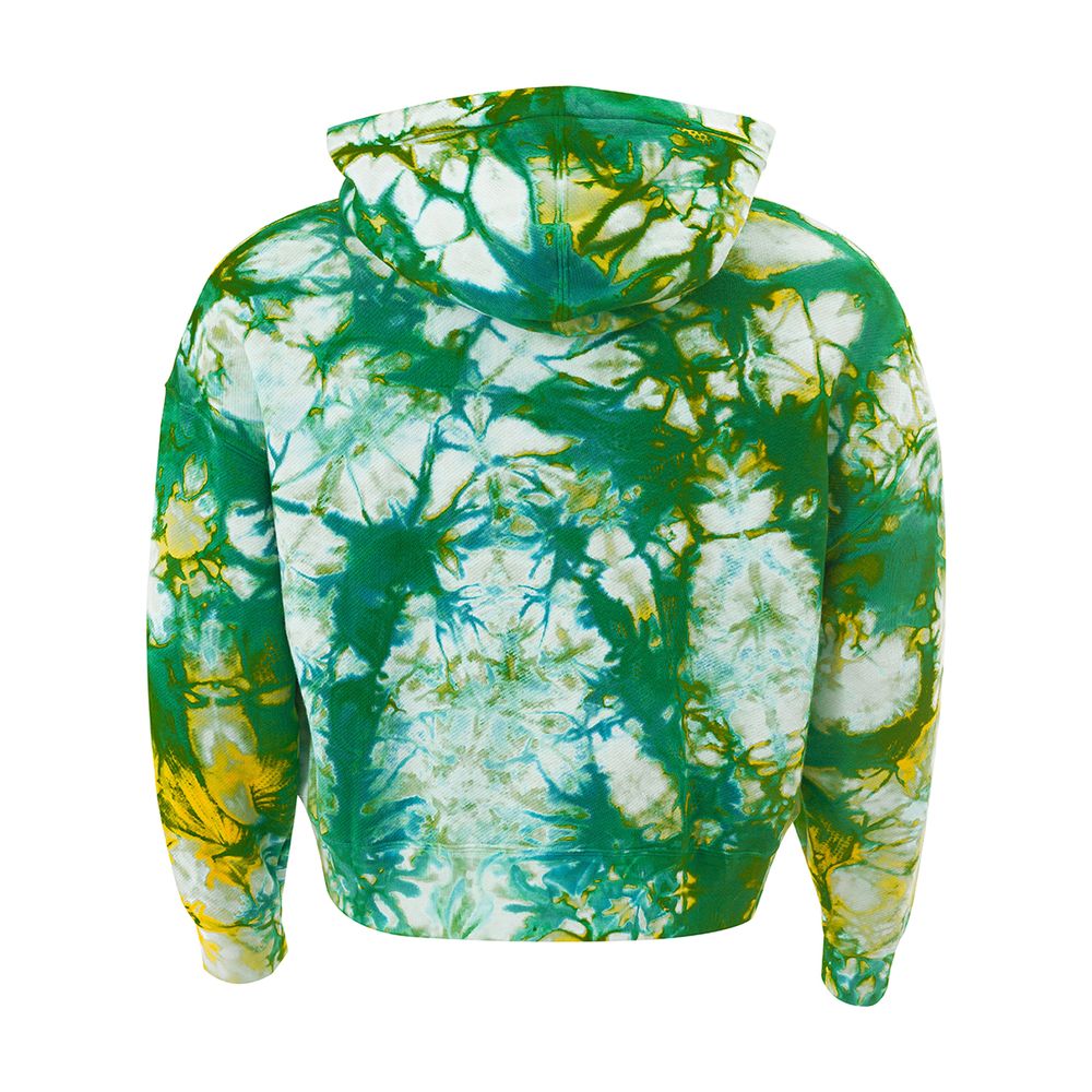 Sweatshirt Hoodie by Palm Angels for men in cotton blue, green, multicolor & yellow showcases a city-ready silhouette, artfully detailed with a signature hooded neckline and for a city-ready finish.