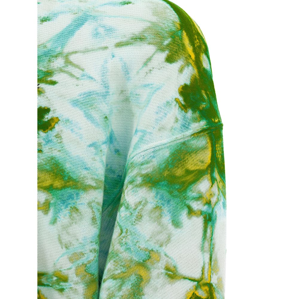 Sweatshirt Hoodie by Palm Angels for men in cotton blue, green, multicolor & yellow features a edgy silhouette, detailed with a edgy hooded neckline and for a refined finish.