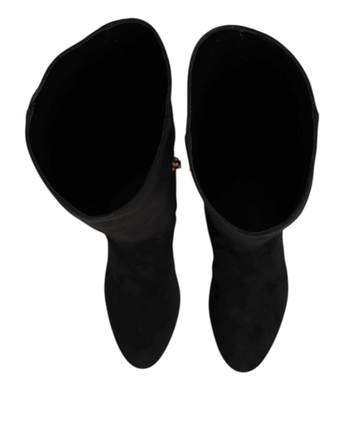 Dolce & Gabbana Women's Suede Leather High Knee-High Boots - Black