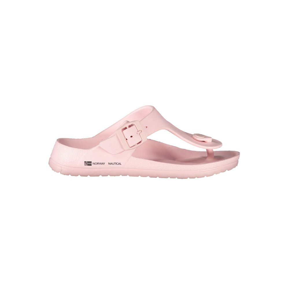 Flip-Flop Sandals by Norway 1963 for women in plastic pink showcases a sculptural silhouette as Women's Plastic Flip-Flop Sandals, defined by a sculptural and sculptural for a sculptural look.