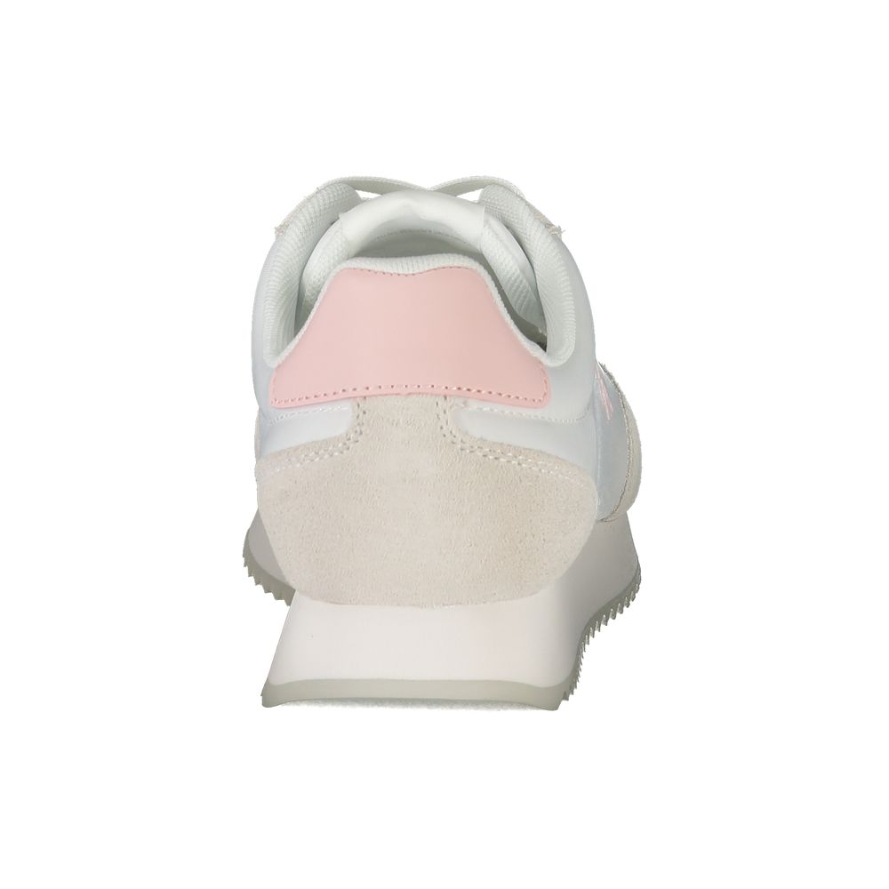 Athletic Sneakers Calvin Klein women polyester polyethylene leather pink & white featuring a avant-garde Women's Athletic Polyester Polyethylene Leather Sneakers design with a avant-garde athletic style for a refined finish.