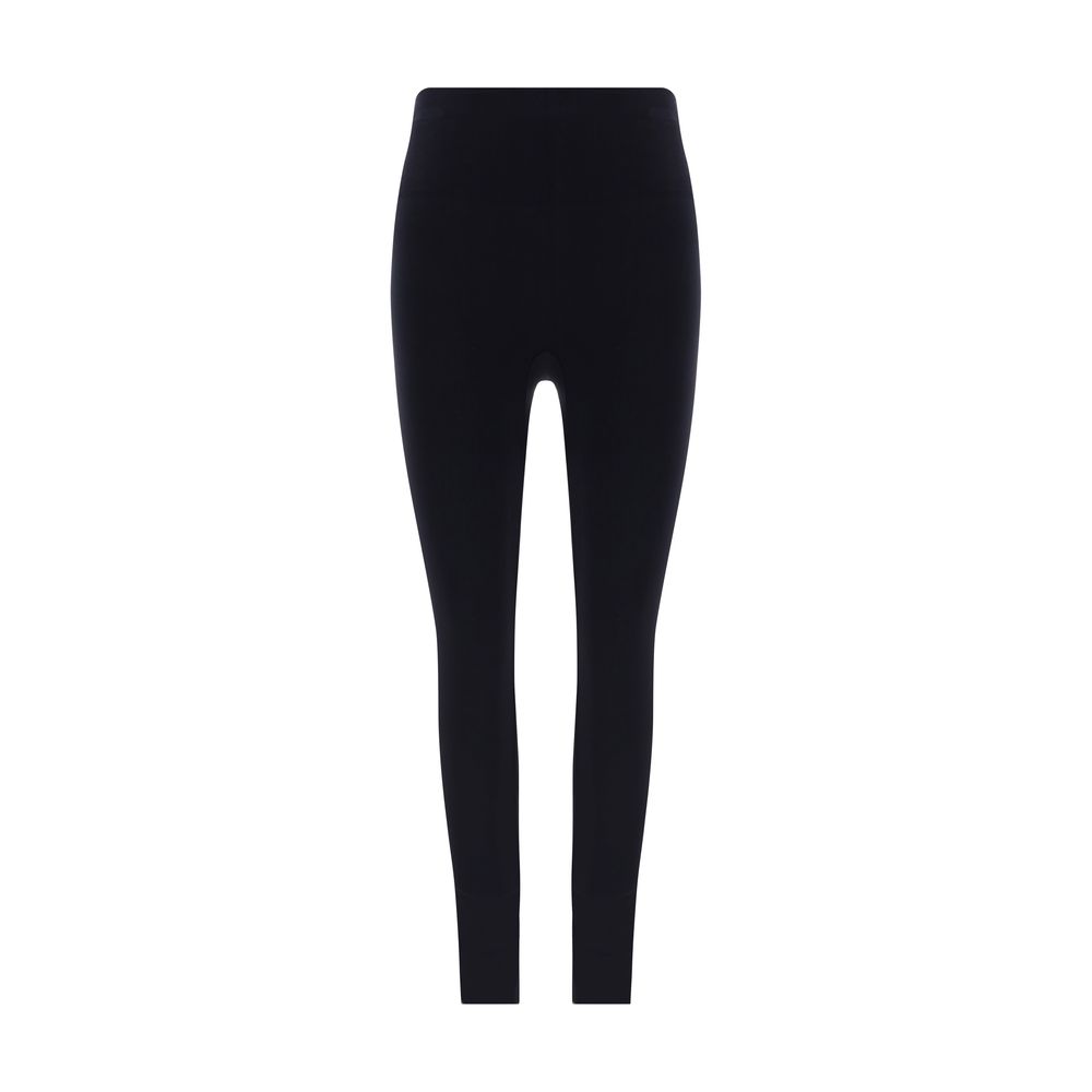 Leggings by Wolford for women in stretch polyamide black & patterned presents a refined pantology silhouette, artfully defined by a refined pantology slim & leggings, long, and a sophisticated .