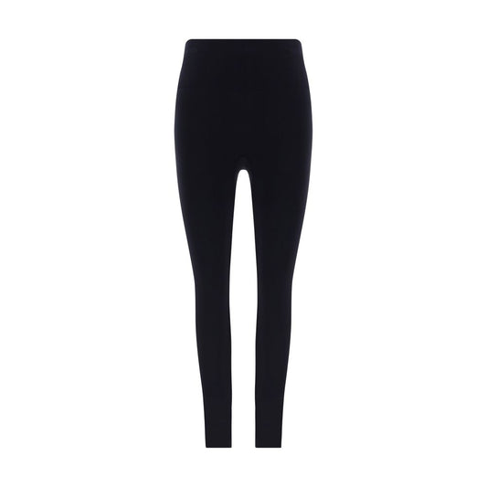 Leggings by Wolford for women in stretch polyamide black & patterned presents a refined pantology silhouette, artfully defined by a refined pantology slim & leggings, long, and a sophisticated .