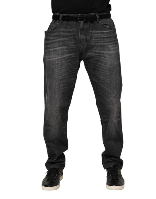 Dolce & Gabbana 9 To 5 Men's Stretch Denim Cotton Jeans - Gray