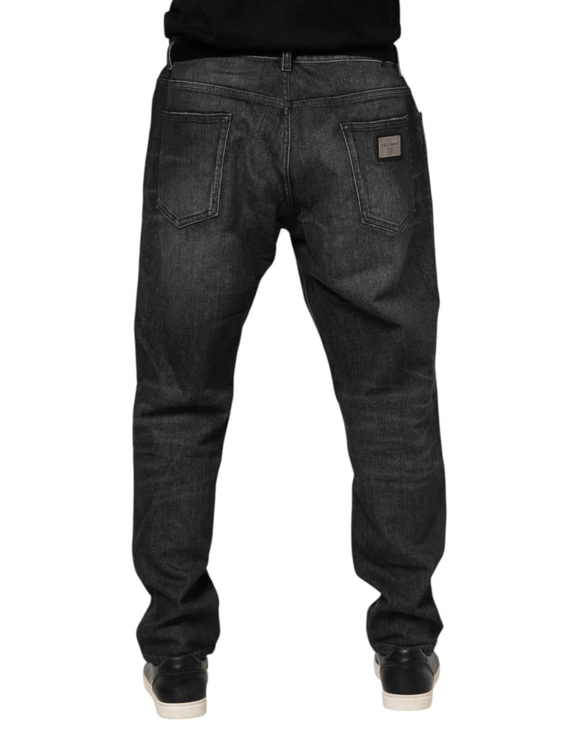 Dolce & Gabbana 9 To 5 Men's Stretch Denim Cotton Jeans - Gray