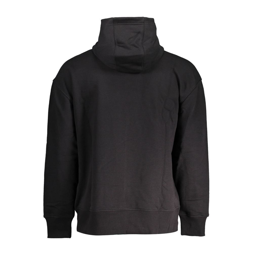 Hooded Sweatshirt Sweater by Tommy Hilfiger for men in cotton black features an polished silhouette, showcasing refined and a sophisticated for a truly polished finish.