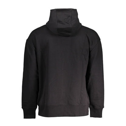 Hooded Sweatshirt Sweater by Tommy Hilfiger for men in cotton black features an polished silhouette, showcasing refined and a sophisticated for a truly polished finish.