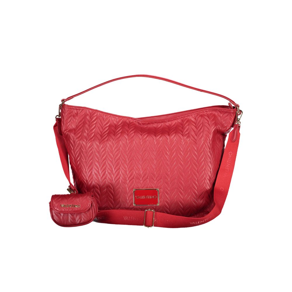 Phone Holder Handbag by Mario Valentino for women in polyethylene red features a exquisite silhouette, showcasing a secure zipper and exquisite internal-pockets with versatile shoulder-strap, adjustable-strap & handle for a exquisite finish.