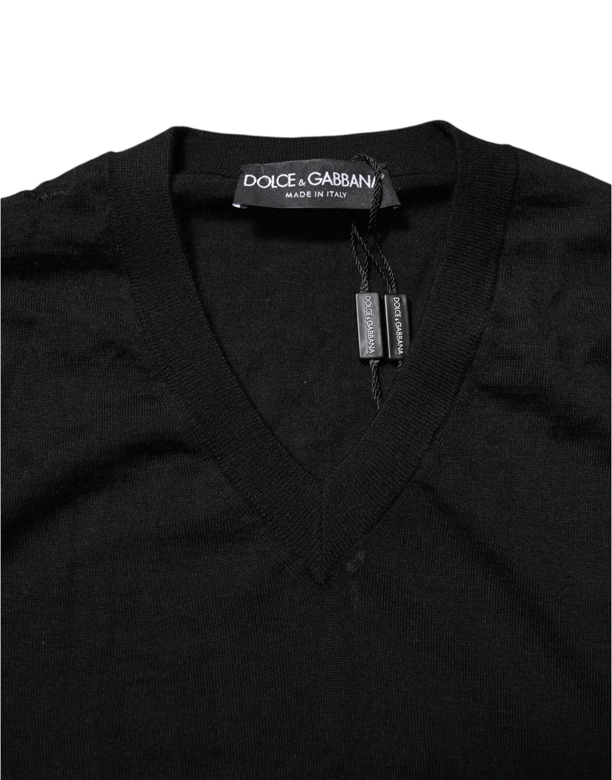Dolce & Gabbana Men's Virgin Wool Sweater - Dark Gray