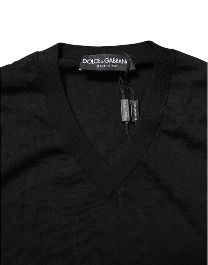 Dolce & Gabbana Men's Virgin Wool Sweater - Dark Gray