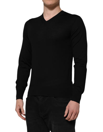 Dolce & Gabbana Men's Virgin Wool Sweater - Dark Gray