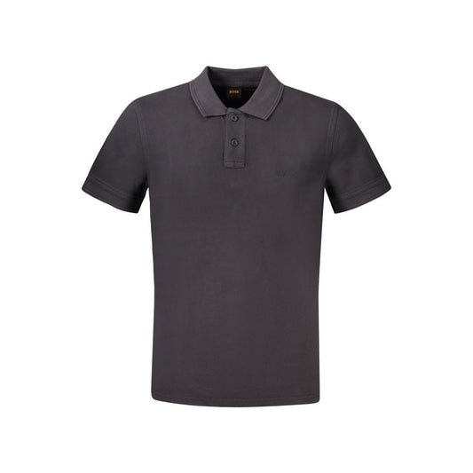 Polo Shirt by Hugo Boss for men in cotton black & print features a eye catching silhouette, showcasing a refined and short-sleeve for a eye catching finish.
