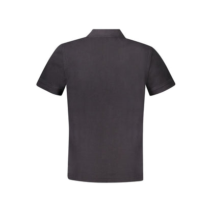 Polo Shirt by Hugo Boss for men in cotton black & print presents a sleek silhouette, featuring a refined and for a sleek finish.