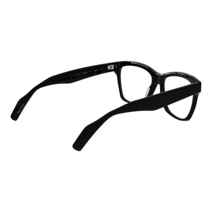 Eyeglasses Frames by Yohji Yamamoto for unisex in acetate black features an refined silhouette, showcasing the refined black coloured frame and sophisticated full-frame frame design.