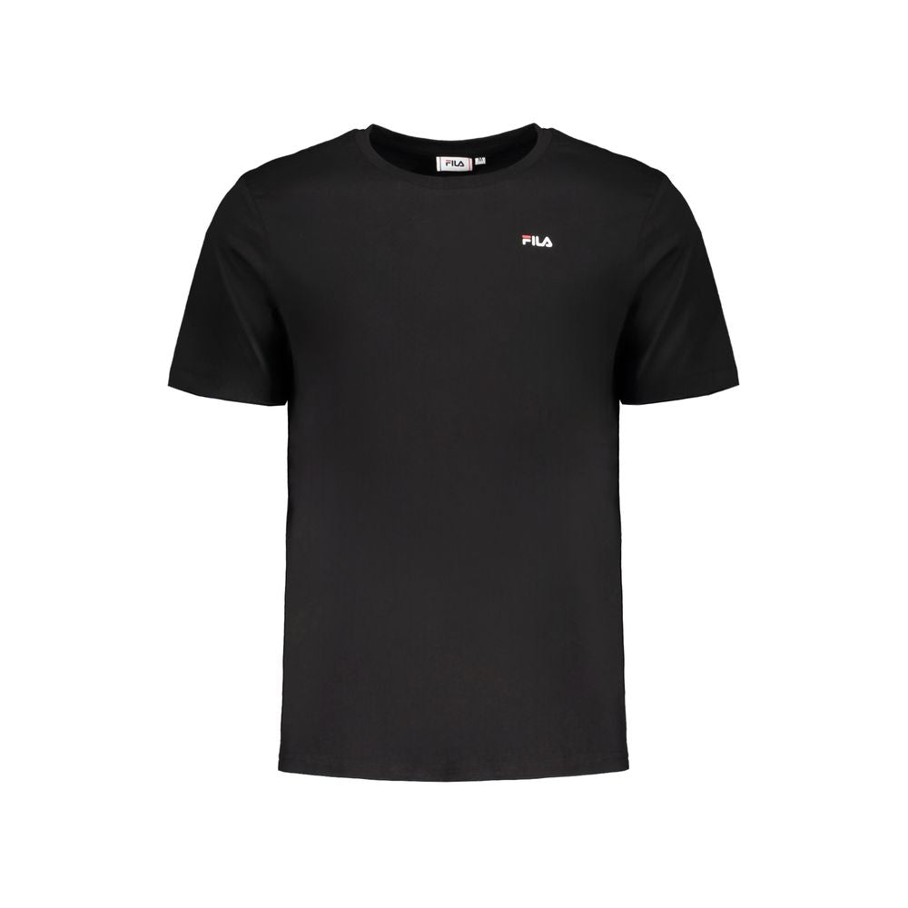 Activewear T-Shirt by Fila for men in organic cotton black, white & print features an contemporary design with , a length, and a contemporary .