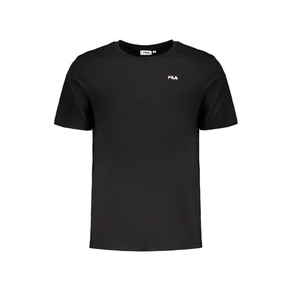 Activewear T-Shirt by Fila for men in organic cotton black, white & print features an contemporary design with , a length, and a contemporary .