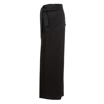 Skirt by Tom Ford for women in viscose satin black features an tailored silhouette, artfully capturing the essence of Women's Pencil Viscose Satin Skirt in a sophisticated .
